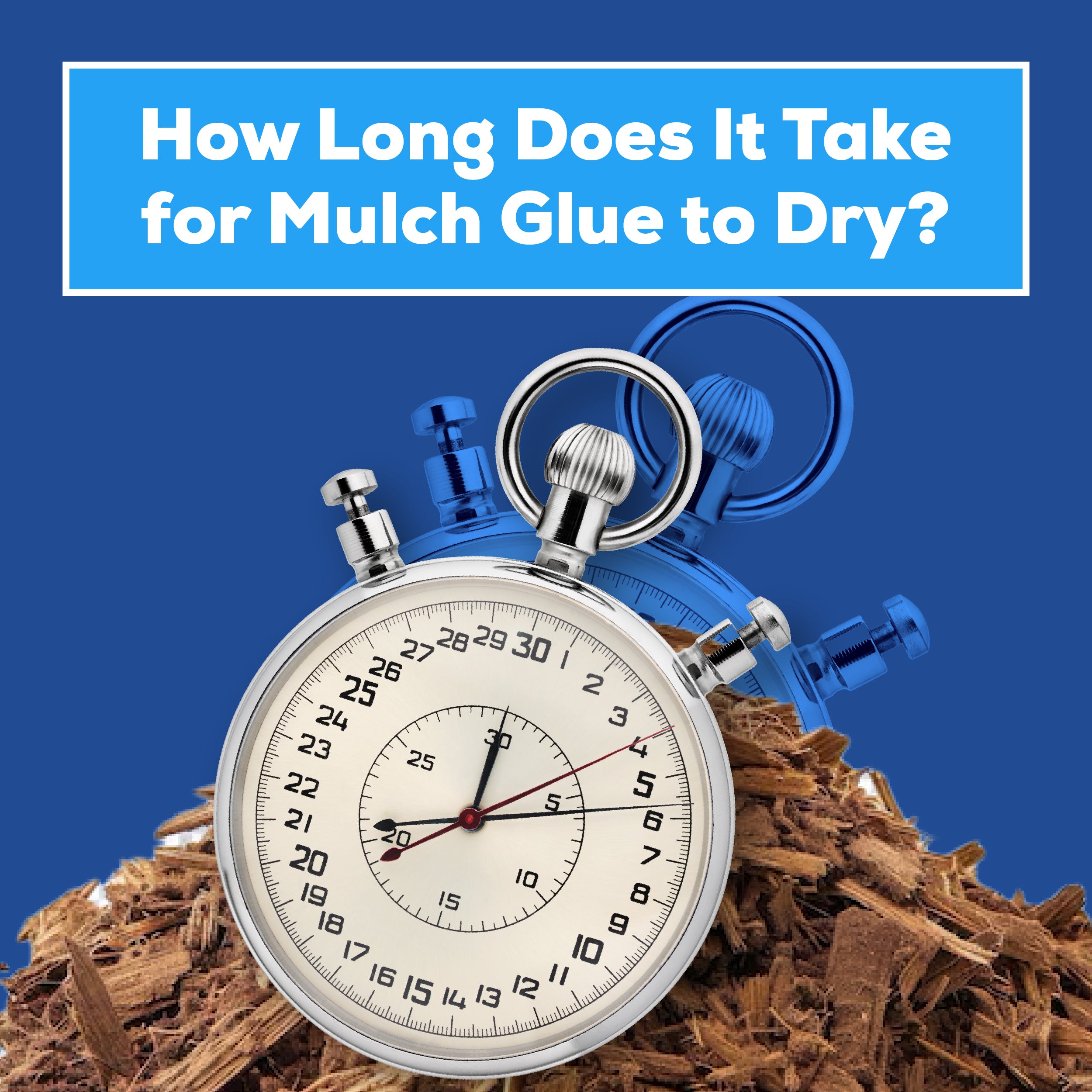 How Long Does It Take for Mulch Glue to Dry?