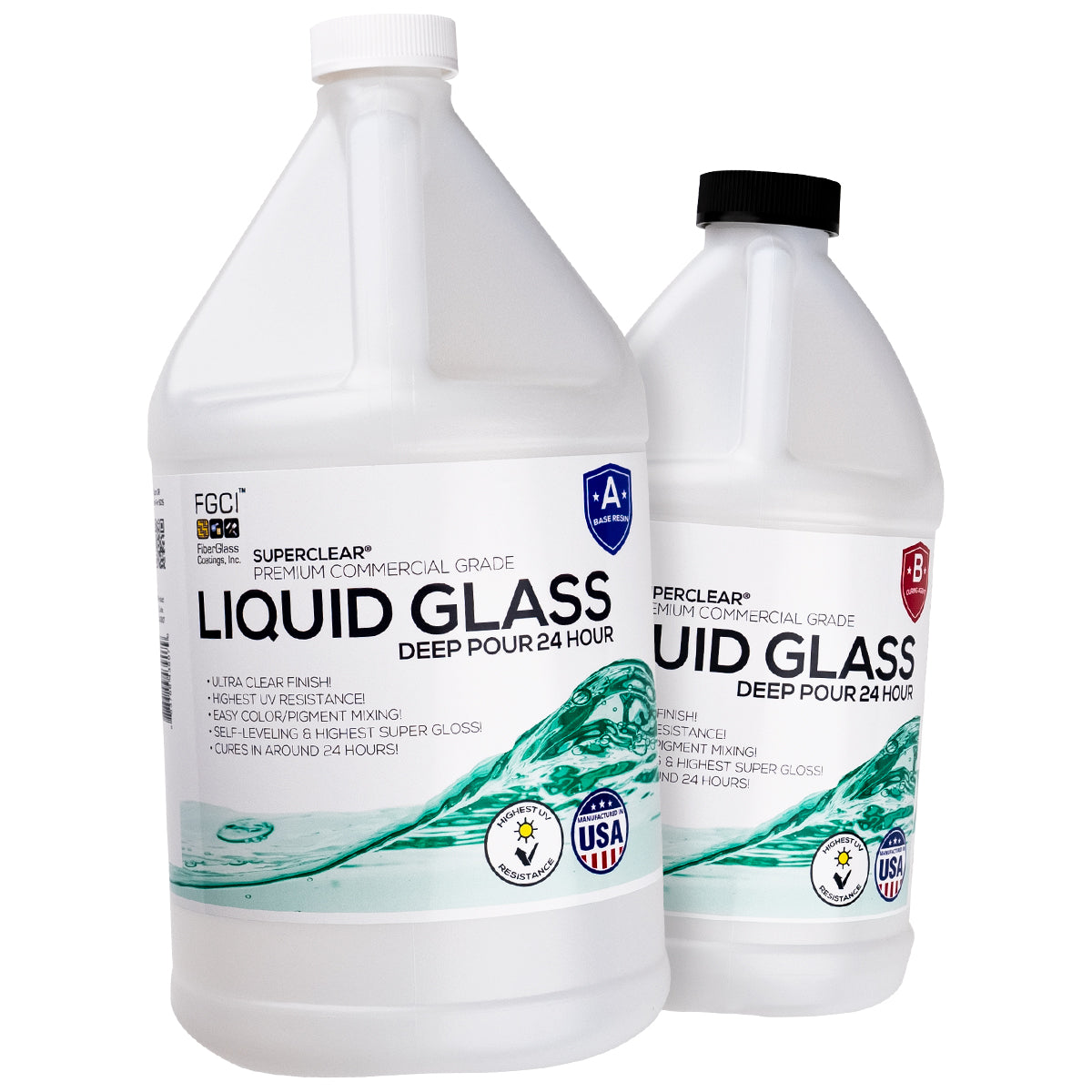 24 Hour Liquid Glass® Deep Pour Epoxy 2:1