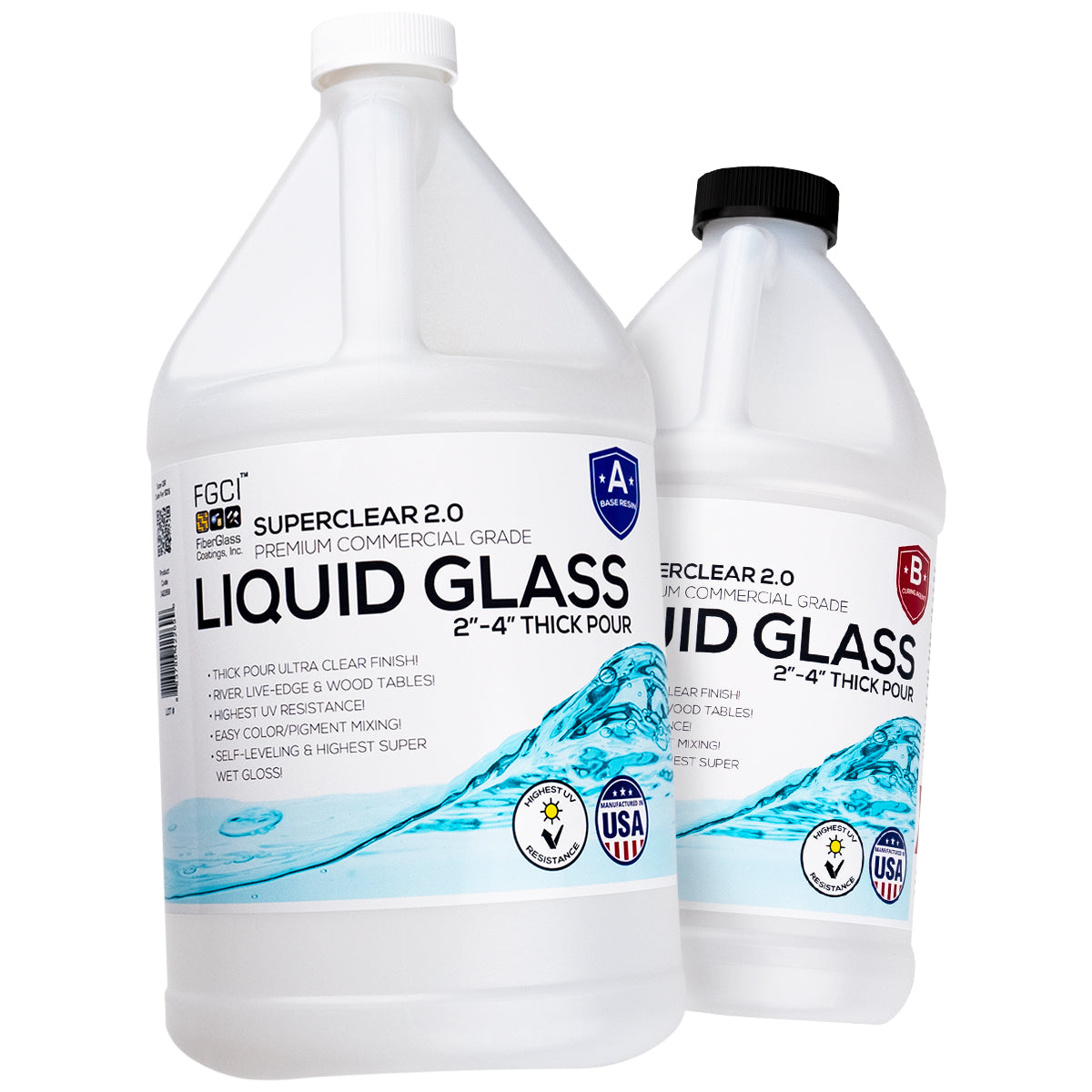 Liquid Glass® Deep Pour Epoxy Casting Resin 2:1