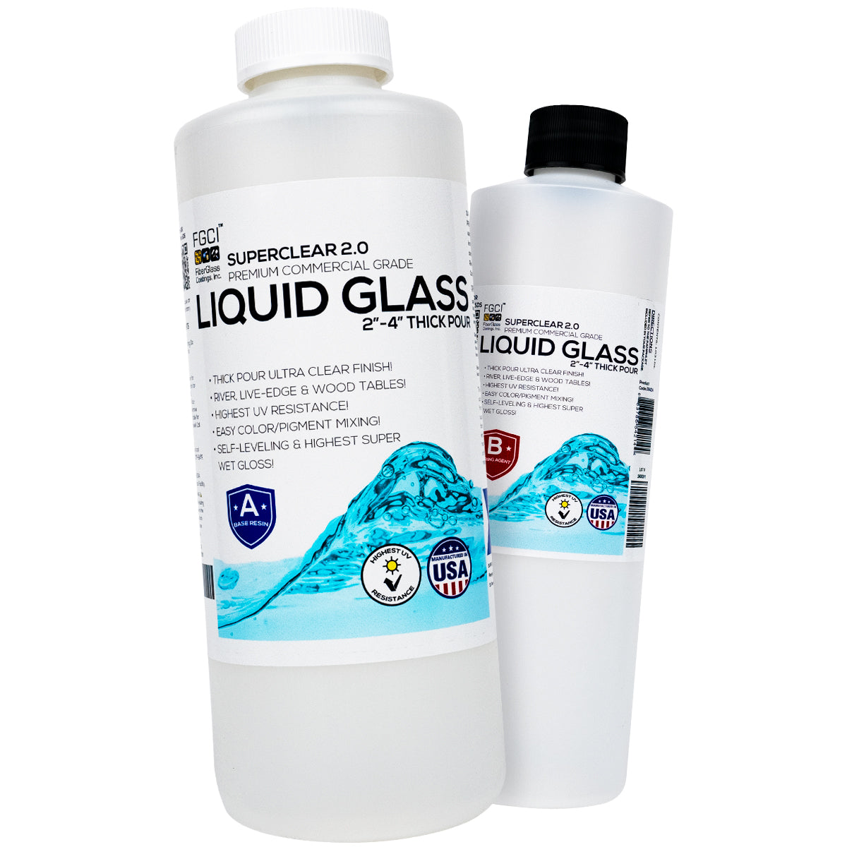 Liquid Glass® Deep Pour Epoxy Casting Resin 2:1