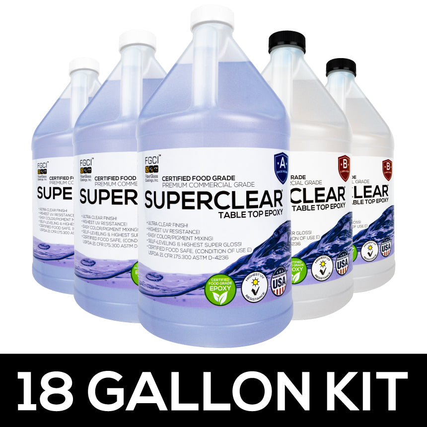 Superclear® Table Top Epoxy 1:1 - Bulk Kits