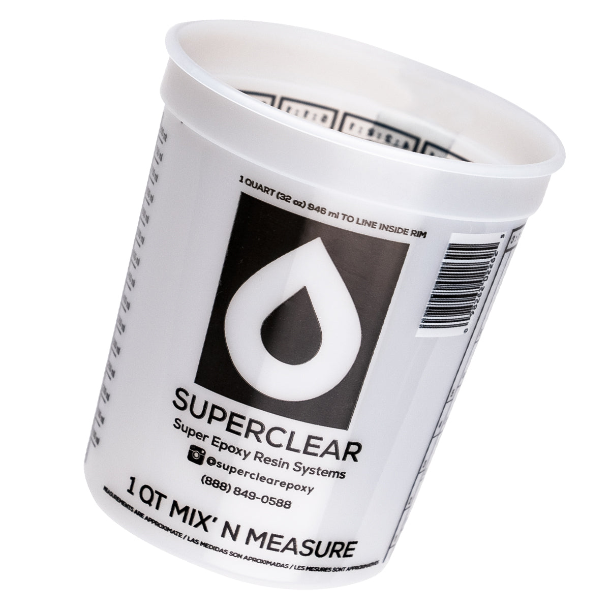 Epoxy Resin Mixing Cups - HDPE