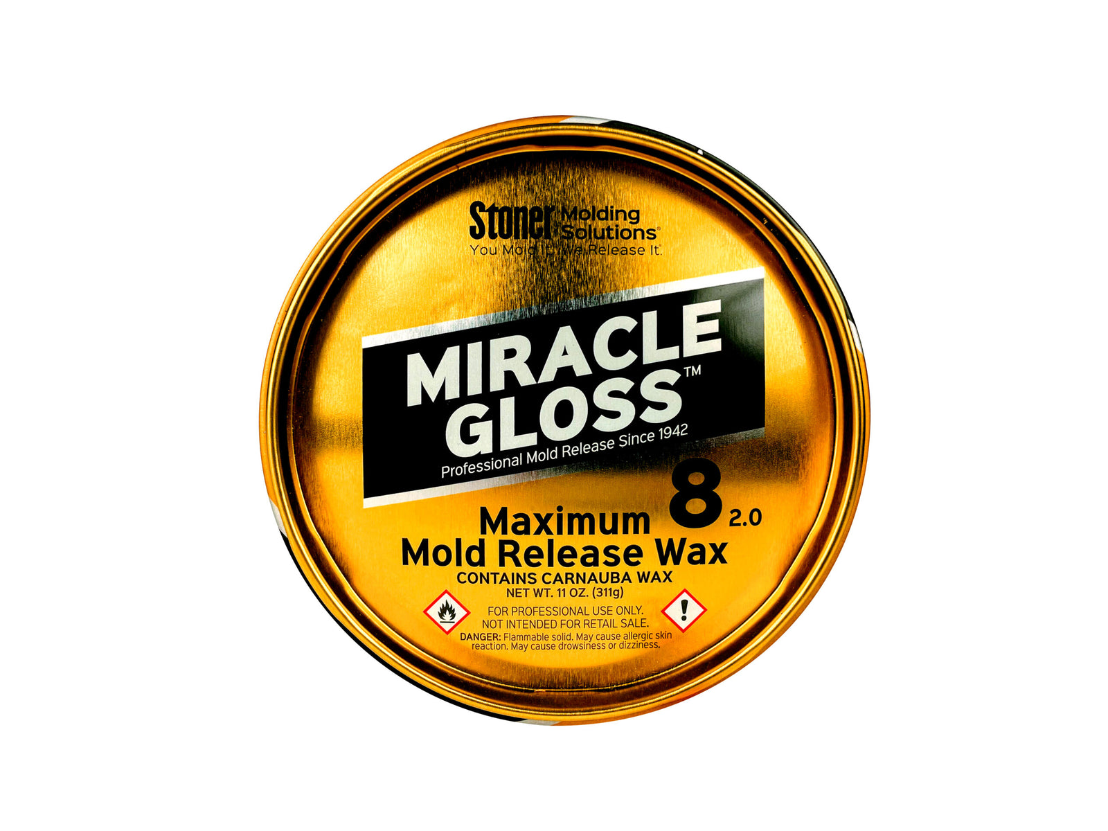 Epoxy Resin Mold Release Stoner Miracle Gloss Max 8 - Up to 250F Degrees
