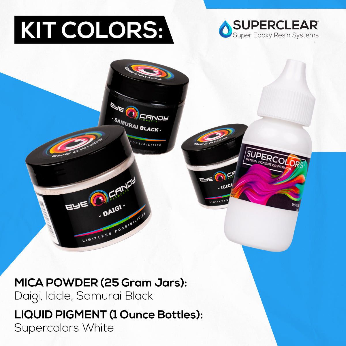 White Carrara Marble Countertop Epoxy Resin Kit Colors