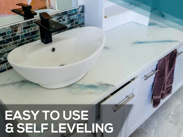 Easy to Use & Self Leveling - Countertop Epoxy