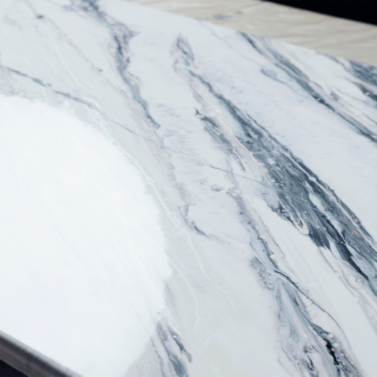 White Marble Plus Countertop Epoxy Resin Kit 2:1