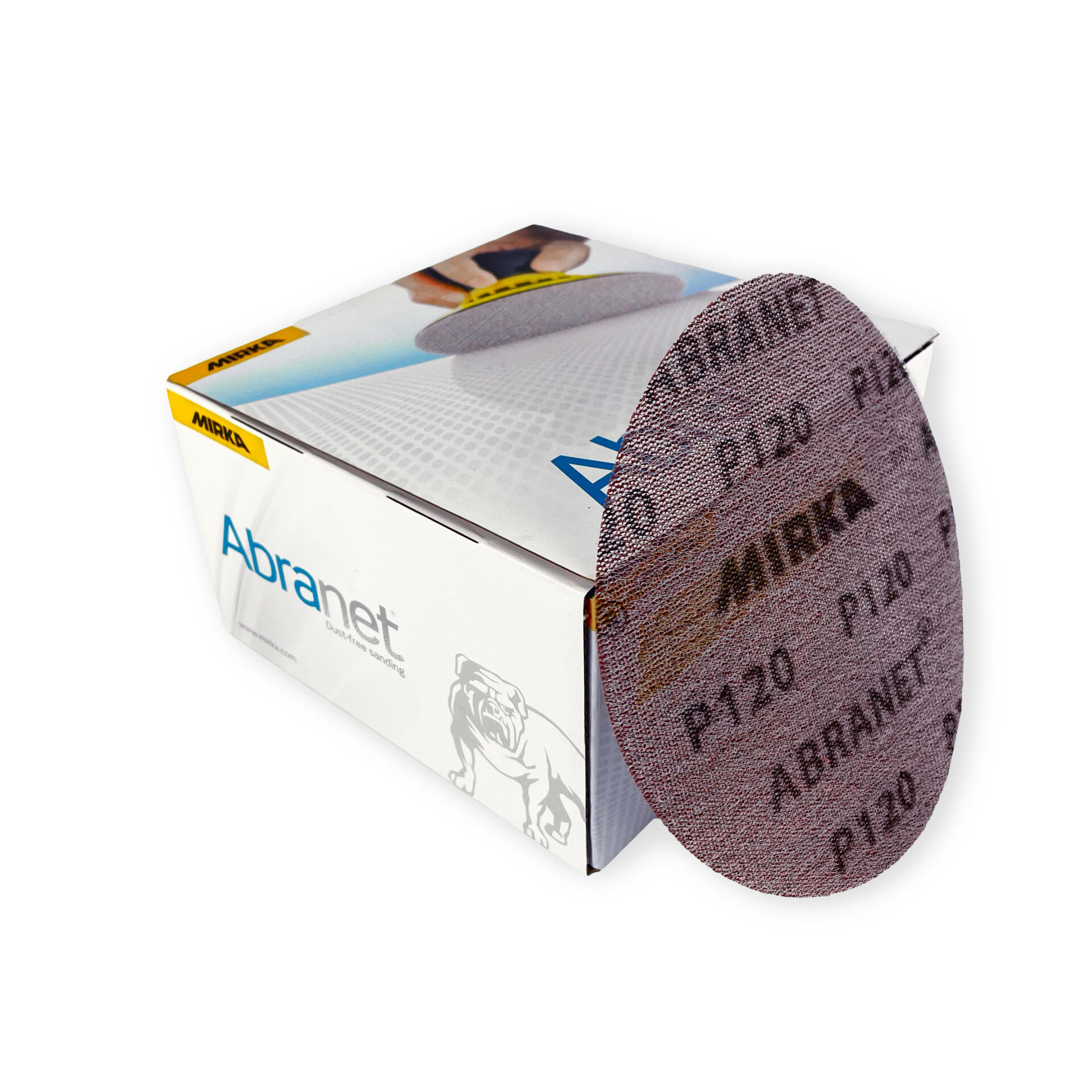 Mirka Abranet 6 inch Dust-Free Sanding Discs Box of 50