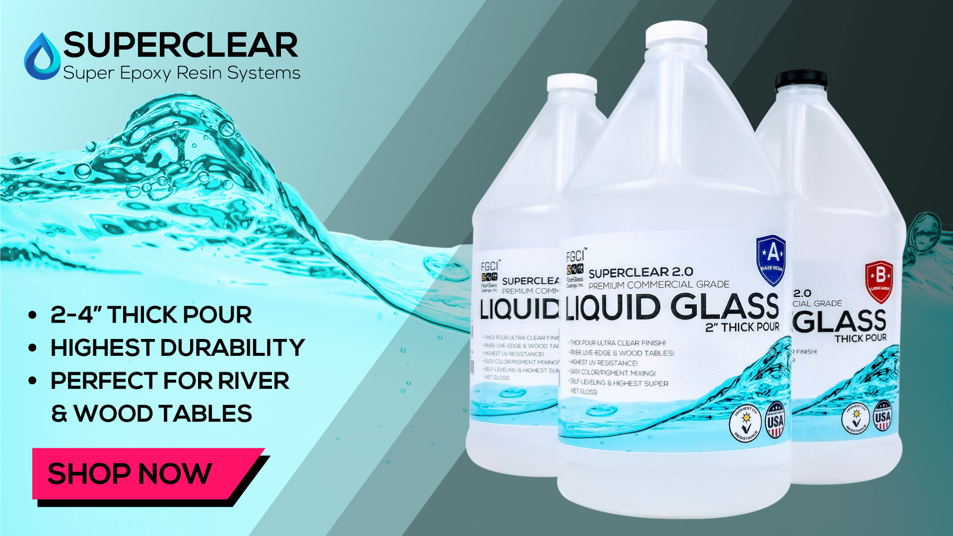 Introducing Crystal Rock's Super Clear Epoxy Resin: Achieve