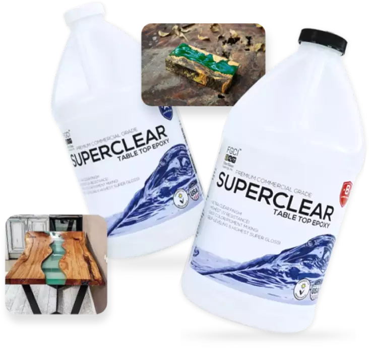Superclear Table Top Epoxy / 4 Kit Sizes