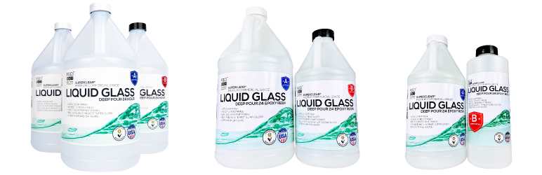 Liquid Glass Deep Pour 24 Hour Epoxy Kit — Wane+Flitch