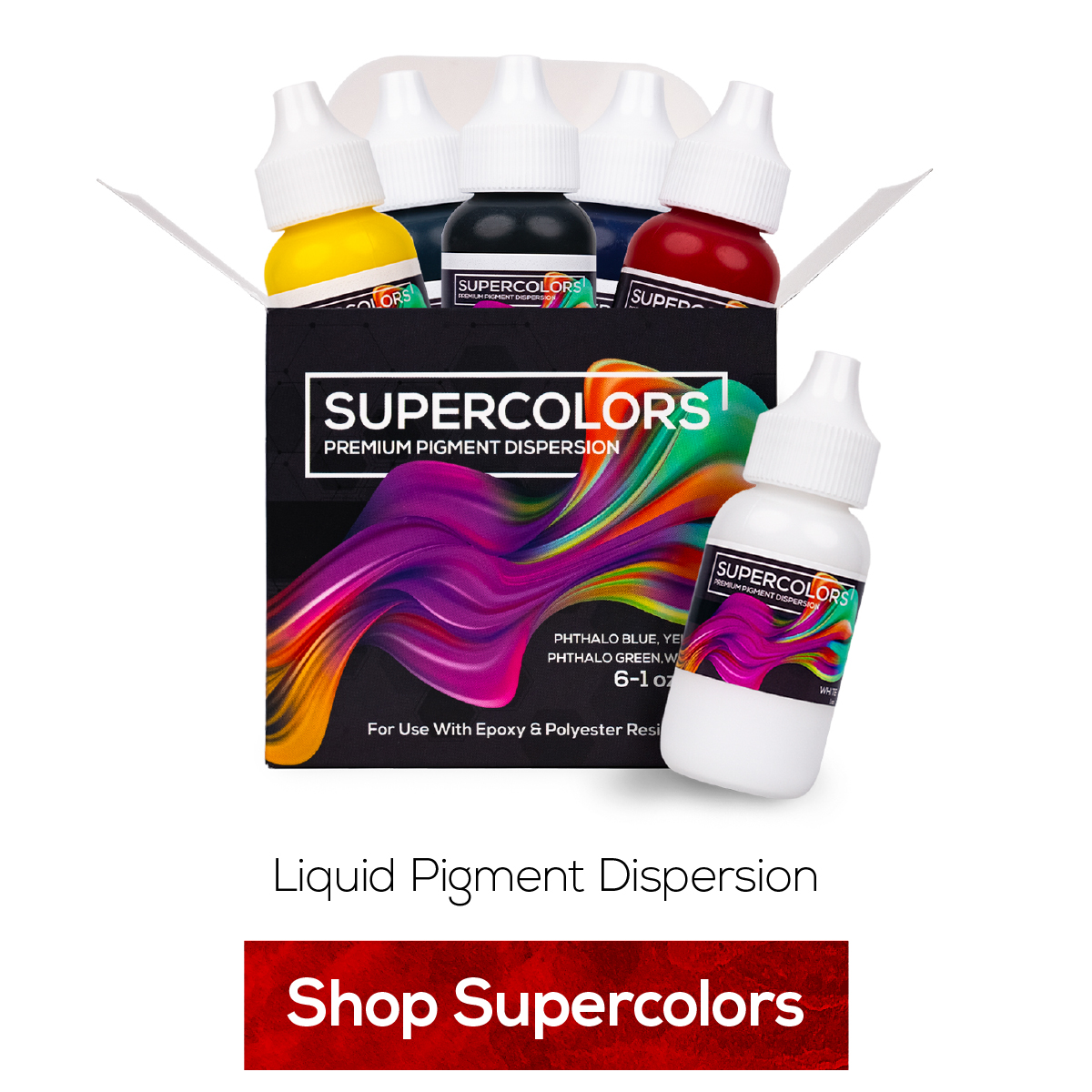 Liquid Pigment Dispersion. Shop Supercolors.